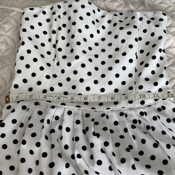 WHBM Convertible Polka Dot High Low Dress - Picture 14 of 15